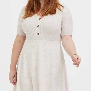 Sold Out Torrid Knit Skater Sweater Dress